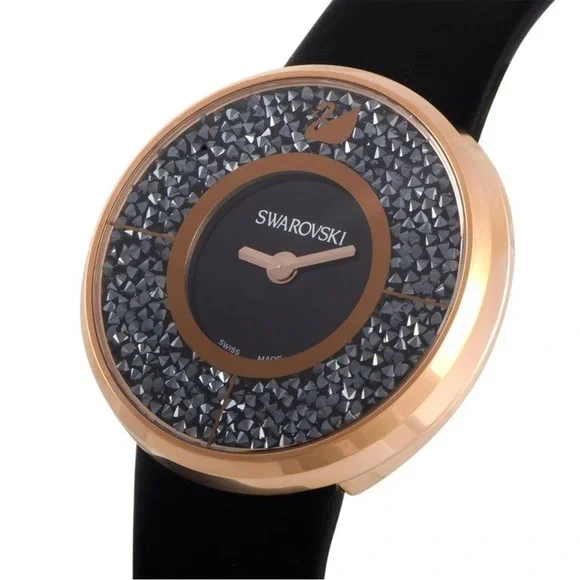 Swarovski | Accessories | Nwt Swarovski Rose Gold Black  display picture 1